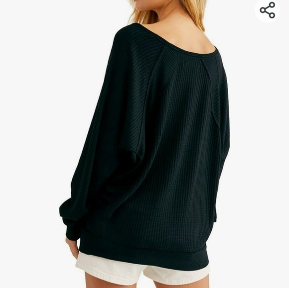 ❄️NWT Free People Santa Clara Thermal Top - Picture 4 of 4